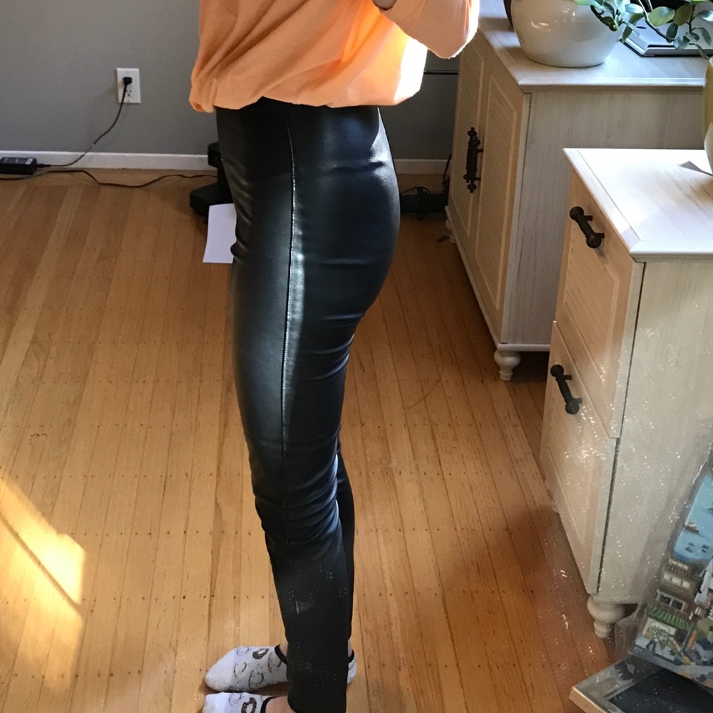 faux leather leggings