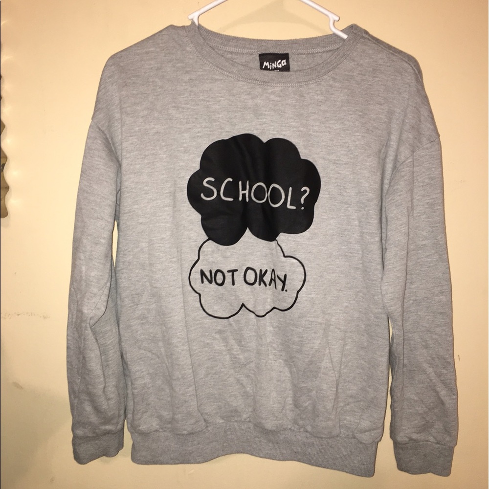Grey sweatshirt