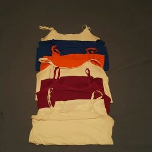 Group of tank tops