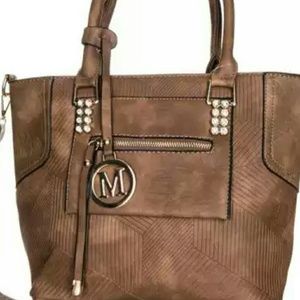Brown M Purse