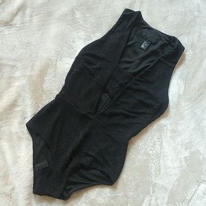 Sparkly Cut Out Body Suit.