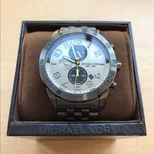 Men's Michael Kors Gunmetal Watch Mercer Series