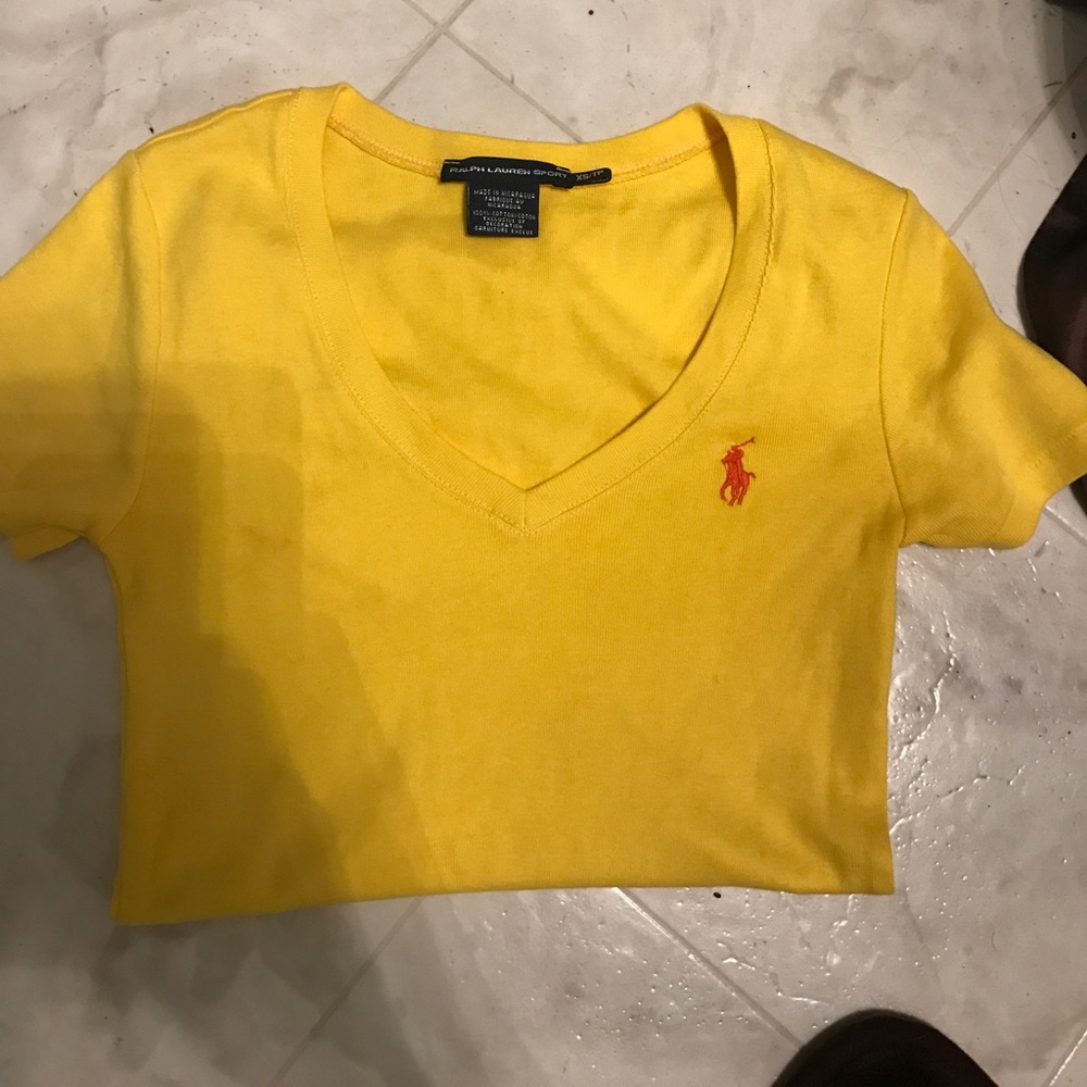 Yellow Polo Shirt Ralph Lauren XS