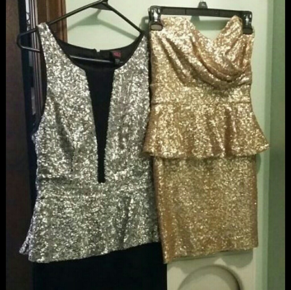 Sequins dresses size small to medium