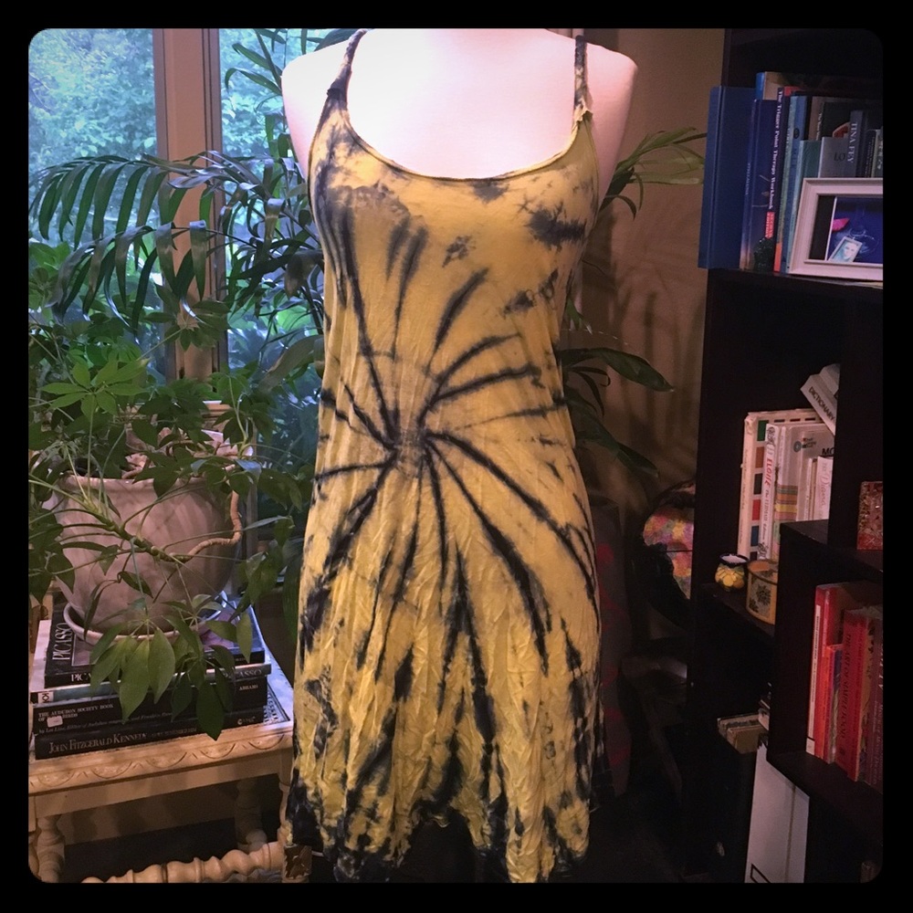 Tie dyed ☀summer coverup or simple dress