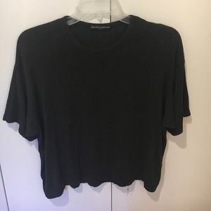 baggy black tee shirt