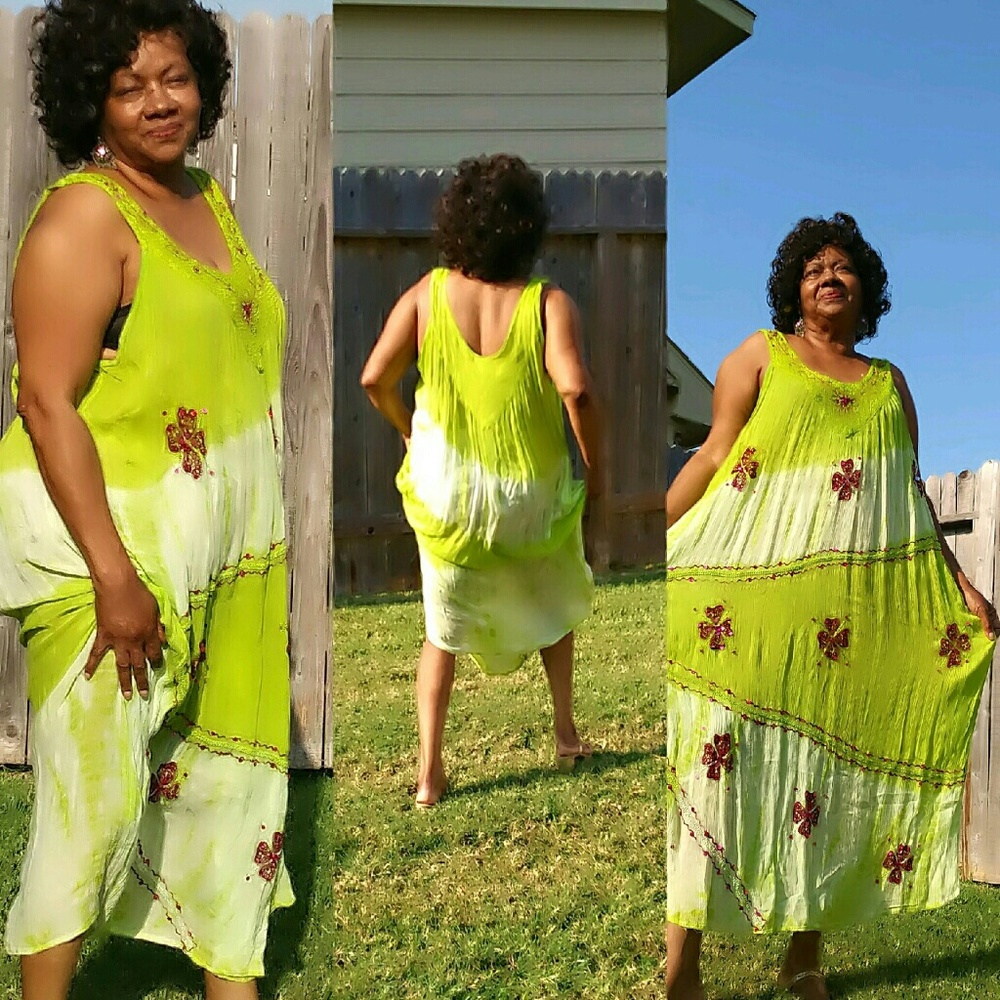 Sundress fun in Lime Green
