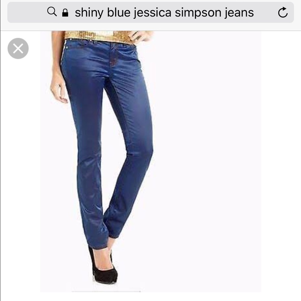 Jessica Simpson shiny bye jeans