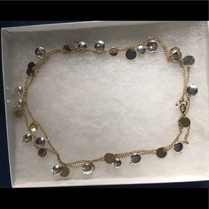 Silver & Gold Long Layerable Necklace