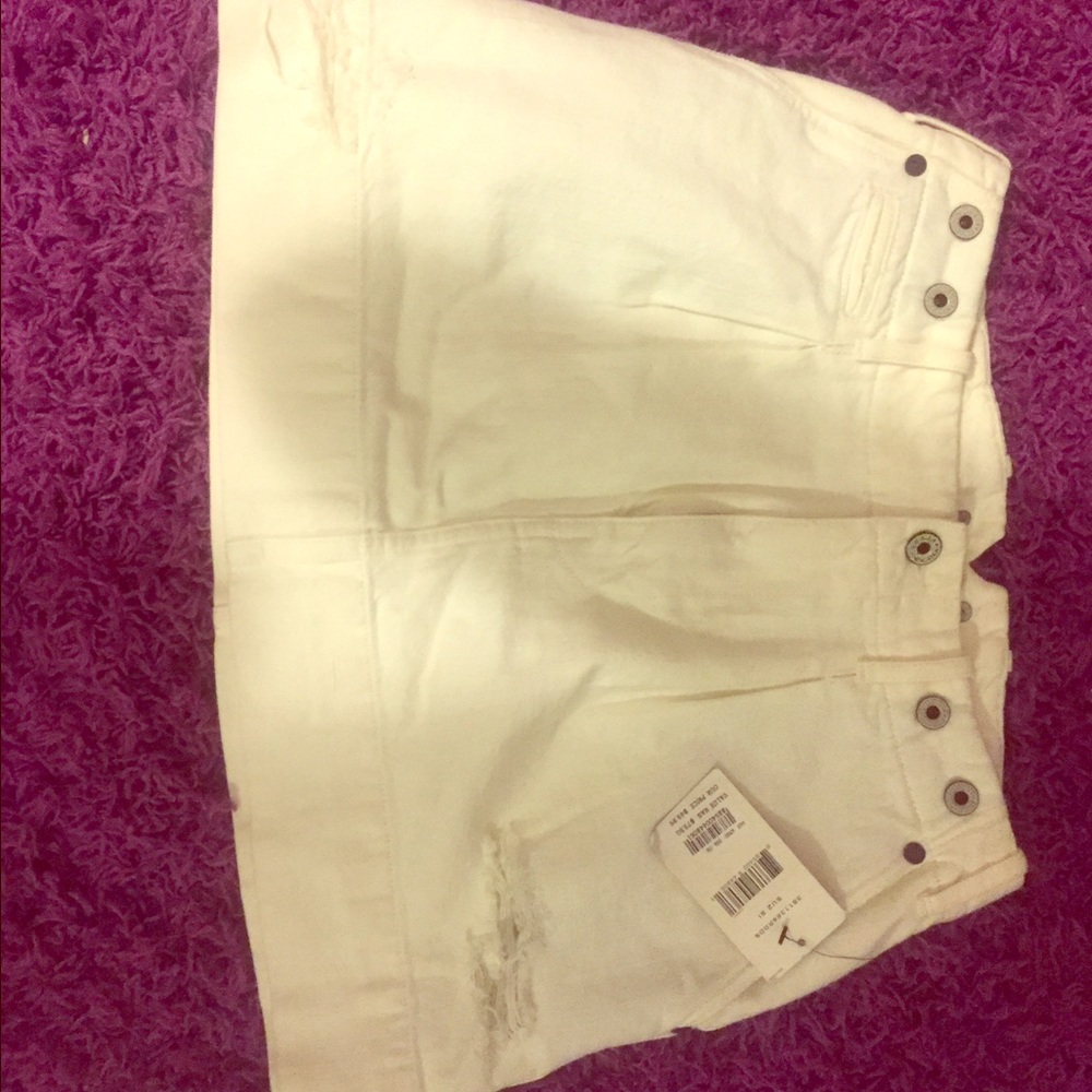 Ralph Lauren Rugby distressed White Skirt