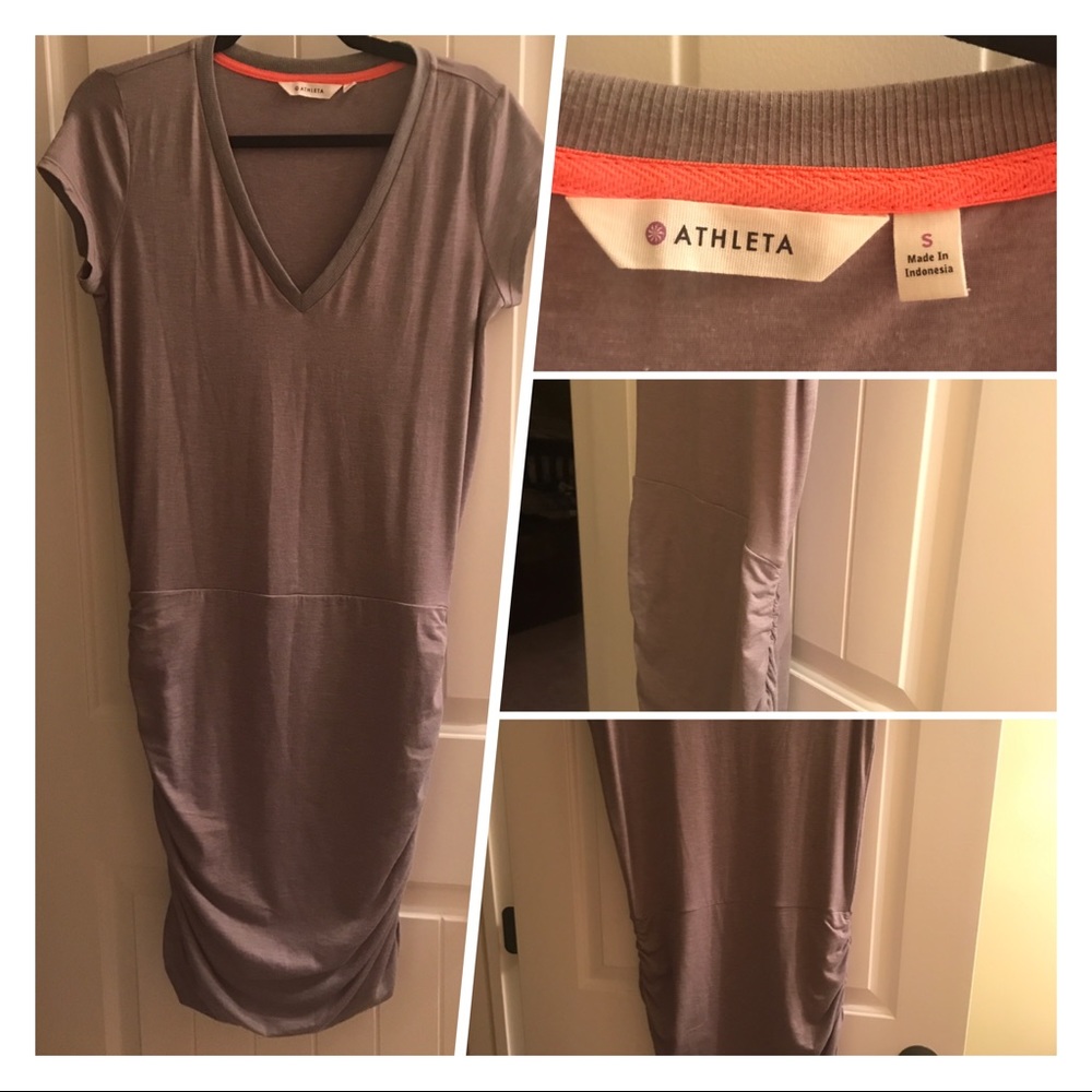 Athleta gray dress size small