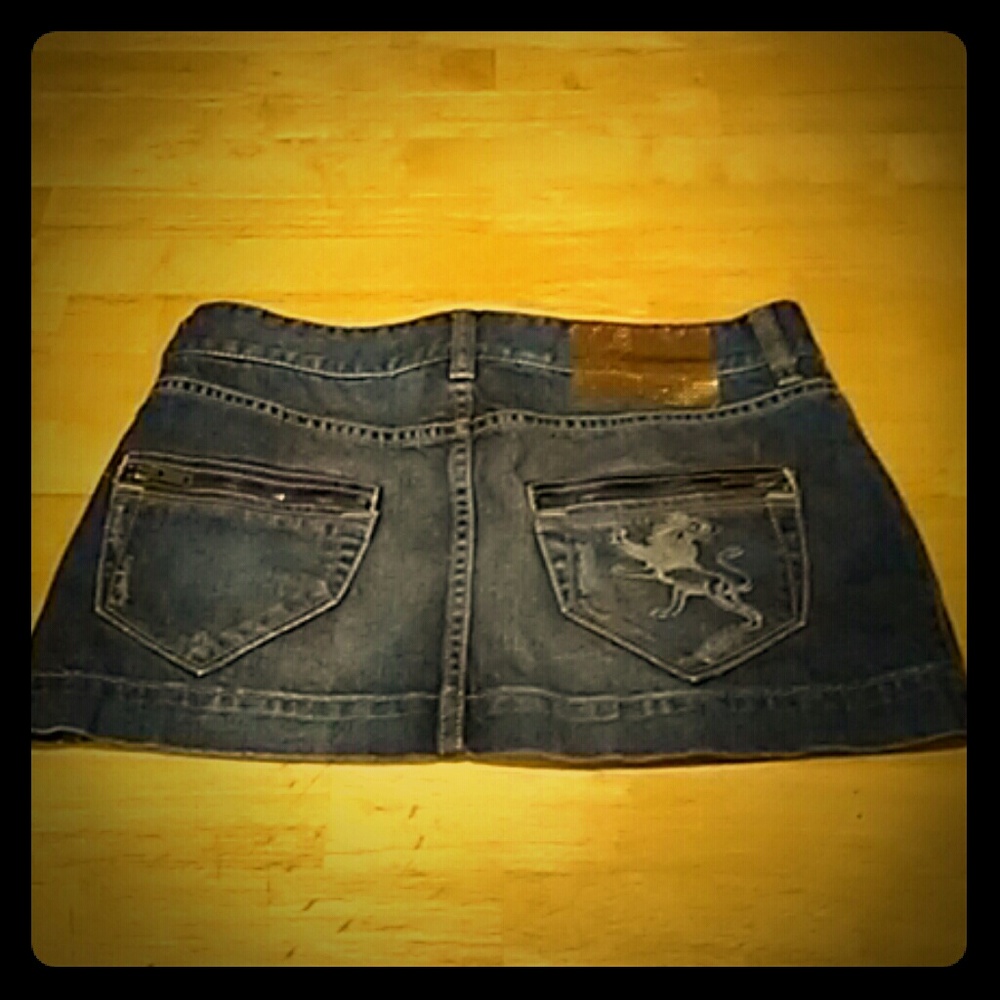 NWOT/QUALITY DENIM ×2 jean mini skirt