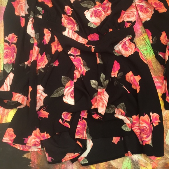 Sexy Rose Romper, Large - Picture 2 of 4