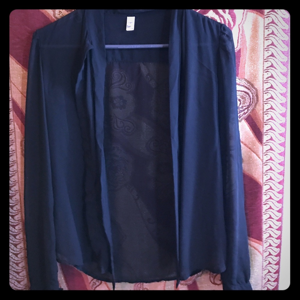 American apparel chiffon blouse