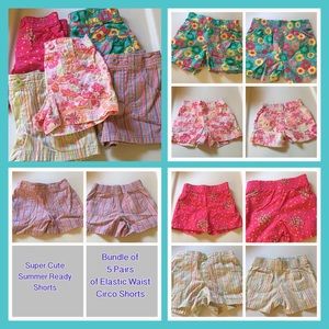 🛑Final Cut-Bundle 5 Pairs of Super Cute Shorts 5T