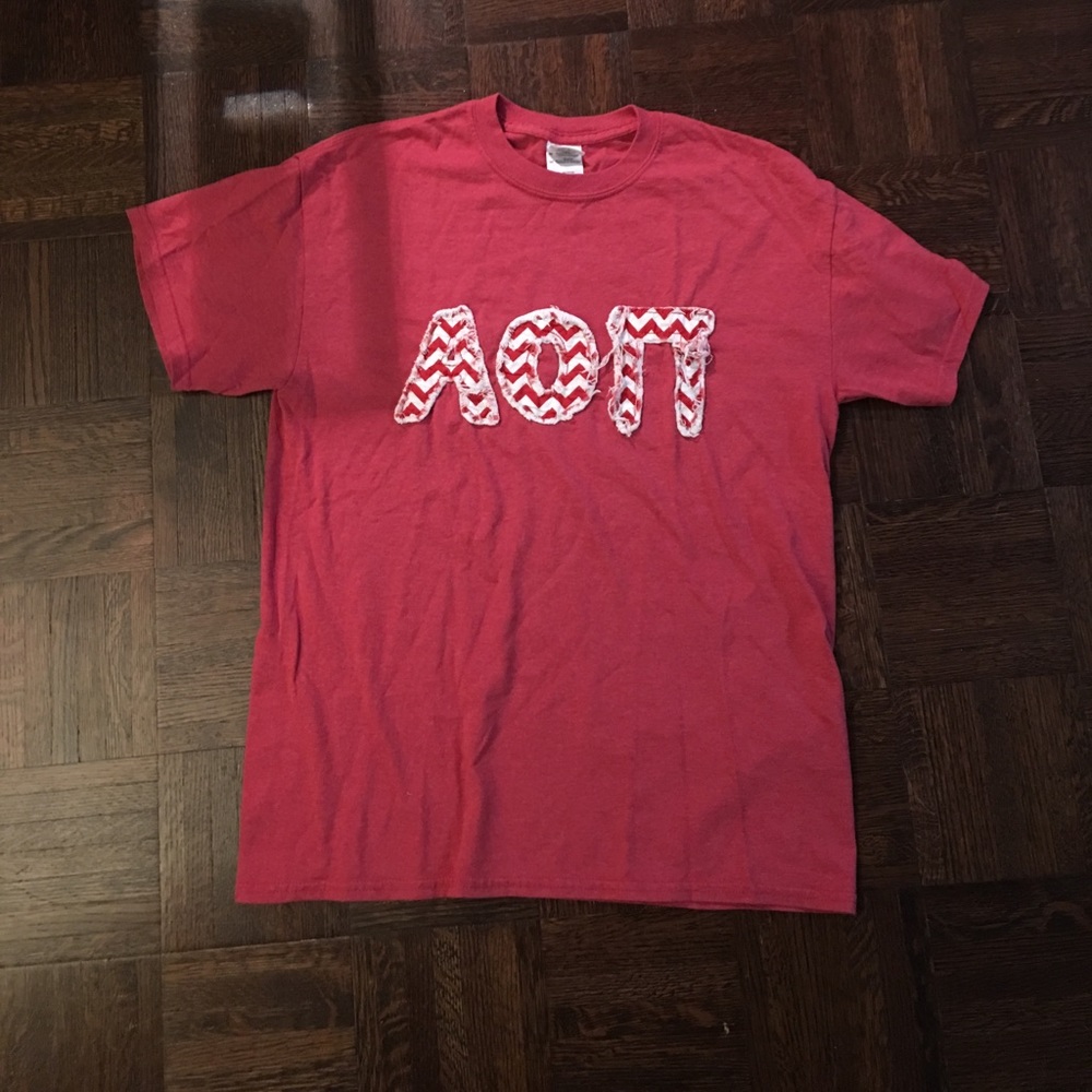AOII Stitch Letter Shirt