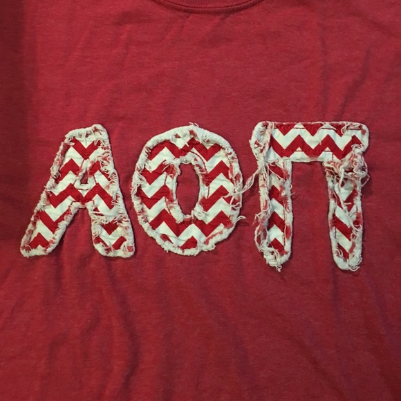 AOII Stitch Letter Shirt - Picture 2 of 2