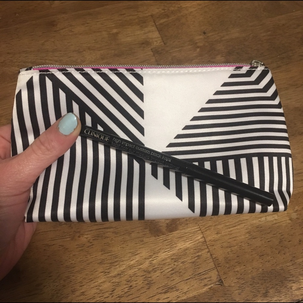 Clinique Beauty Bag - Makeup Bag and Eyeliner