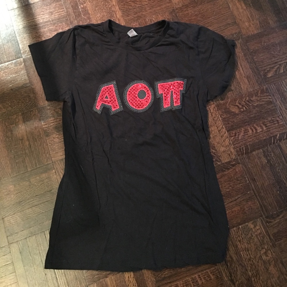 AOII Stitch Letter Shirt