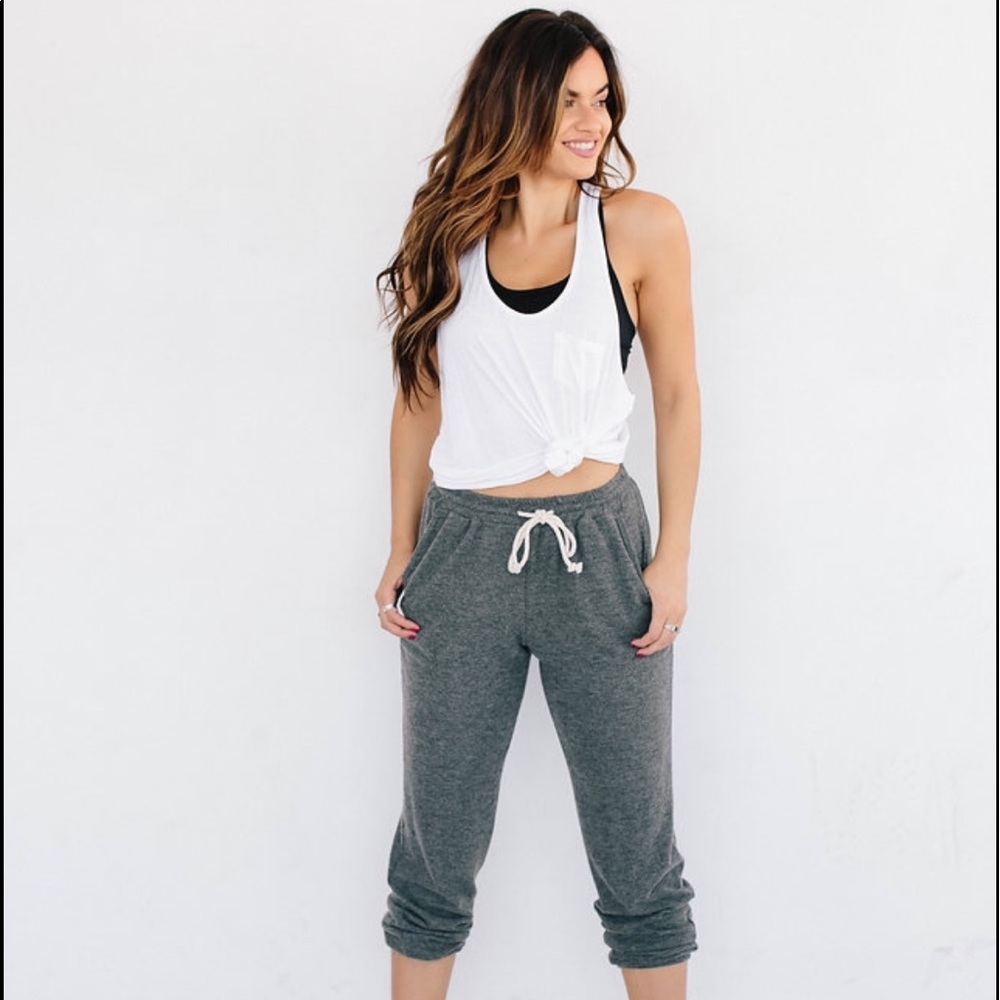 1️⃣PAIR LEFT CASHMERISH - CHARCOAL JOGGER PANT💕 - Picture 3 of 8