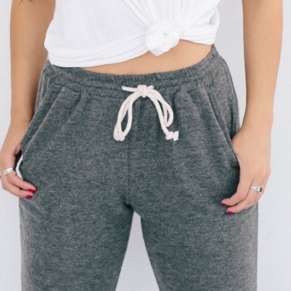 1️⃣PAIR LEFT CASHMERISH - CHARCOAL JOGGER PANT💕 - Picture 2 of 8