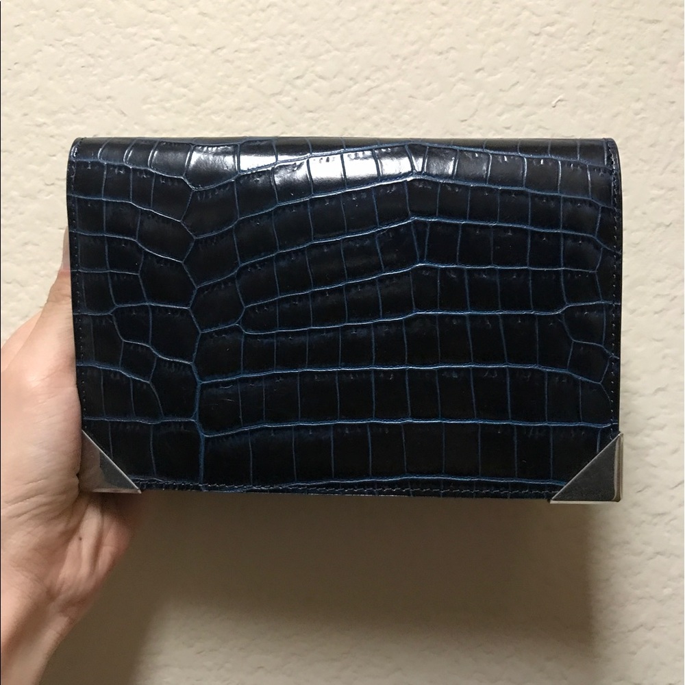 MINT ALEXANDER WANG NEPTUNE CROC PRISMA WALLET
