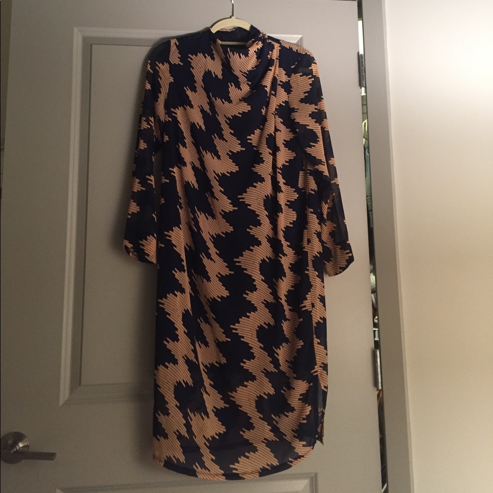 Asos Gathered Neck Dress