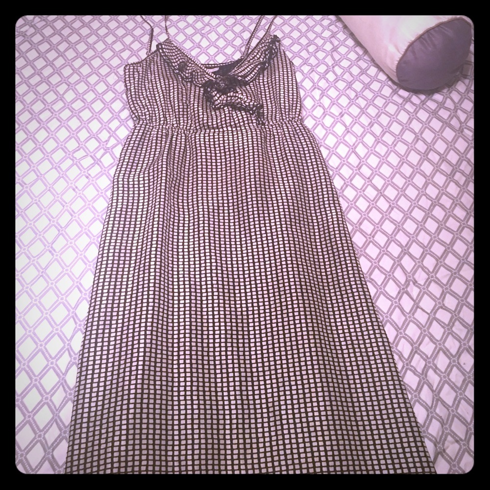 Black and white dress