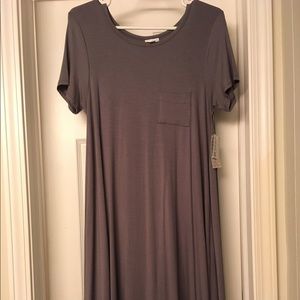 LuLaRoe Gray XS Carly, NWT