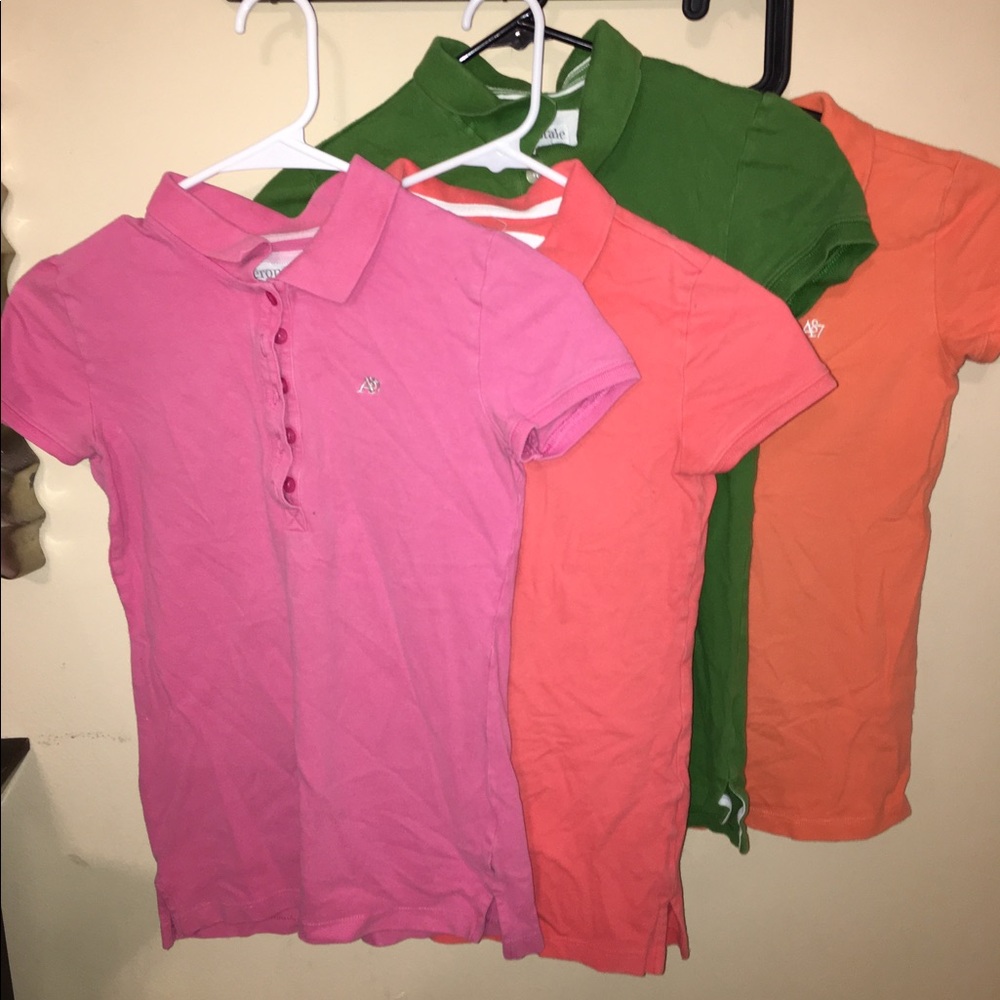 4 Aeropostale polo shirts