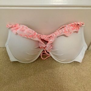 White and orange bikini