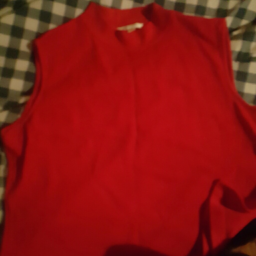 St john knit germanium red tank size large
