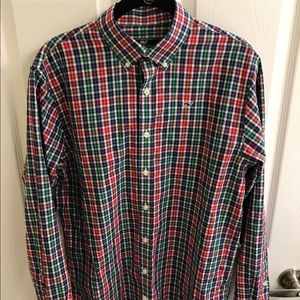 Men's Vineyard Vines Plaid Button Up size M