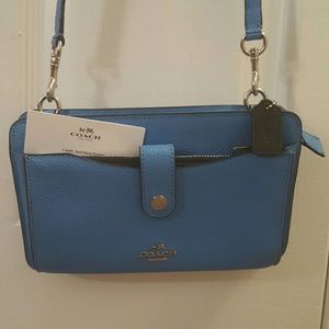 Coach Messenger w/pop-up pouch