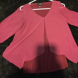 Maroon blouse