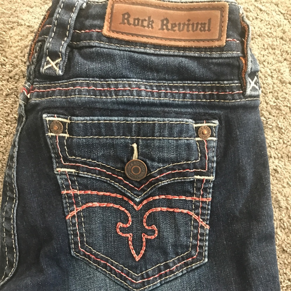 Rock Revival Alivia skinny jeans size 28
