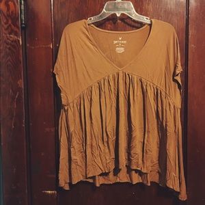 AE soft & sexy oversized stretch top