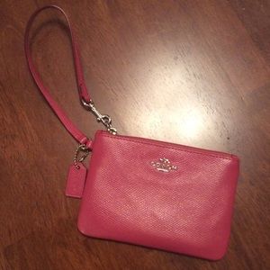 Small coach wristlet