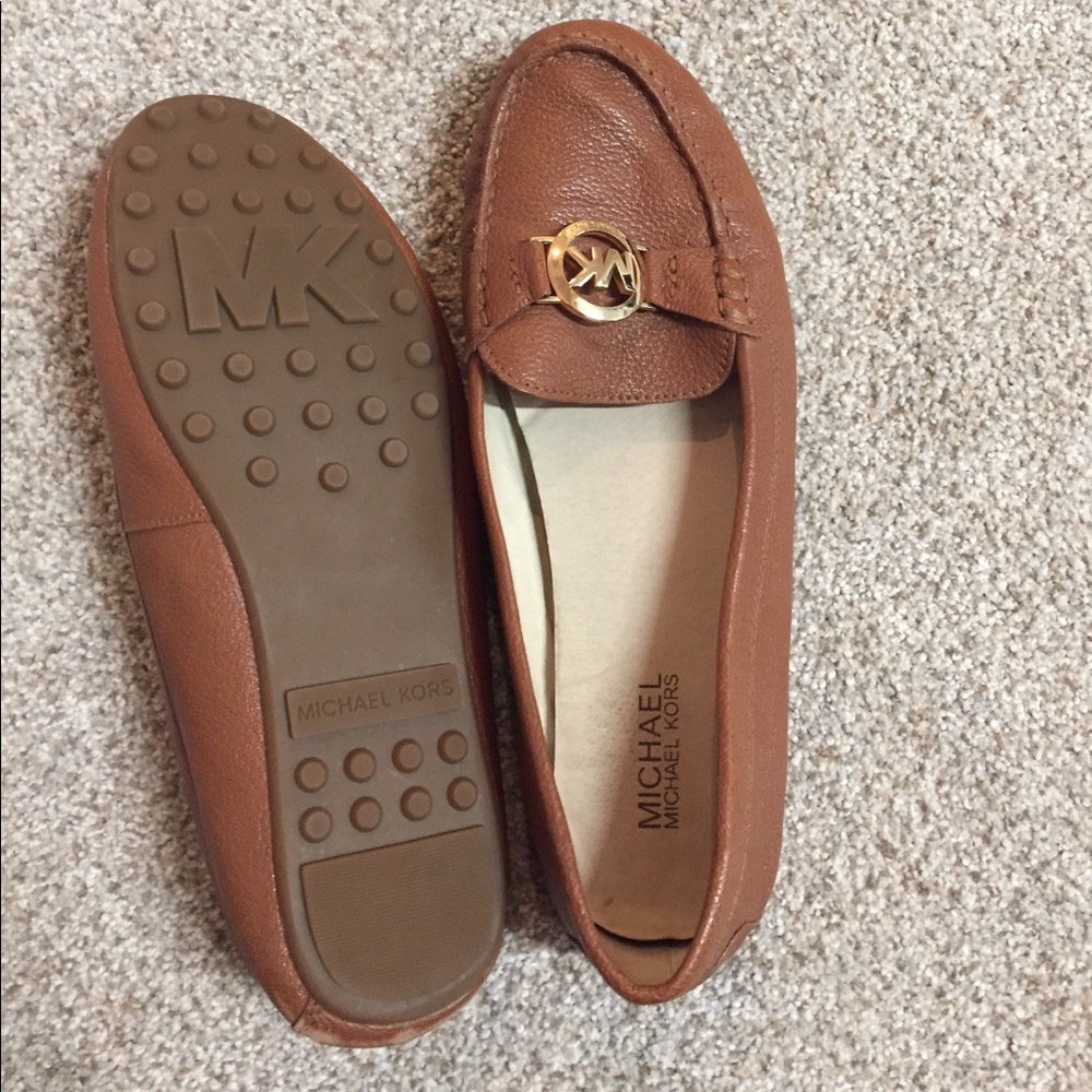 Michael Kors brown loafers