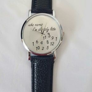 Women Men Quartz-Watch Leather Casual Watch Analog