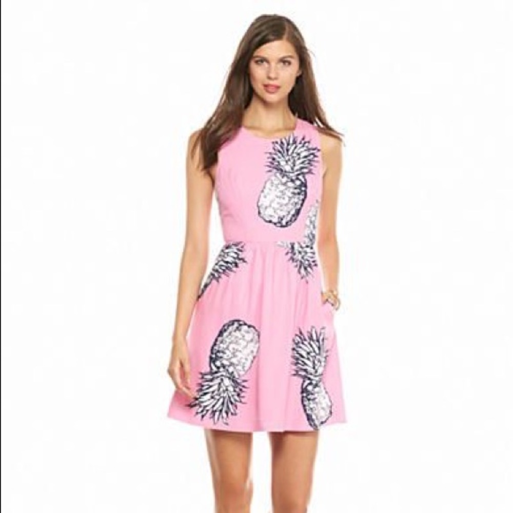 NWT pink pineapple dress