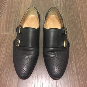 J. Crew leather wing-tip oxfords