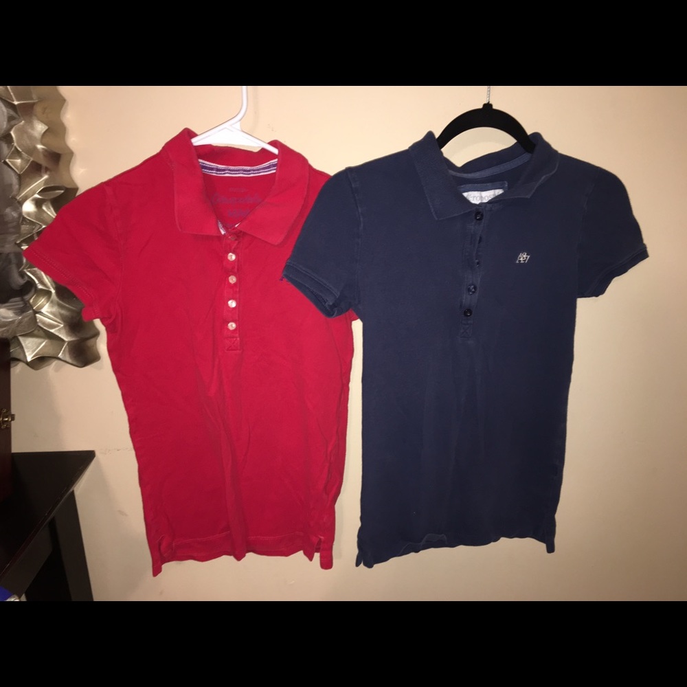 2 Aeropostale school shirts