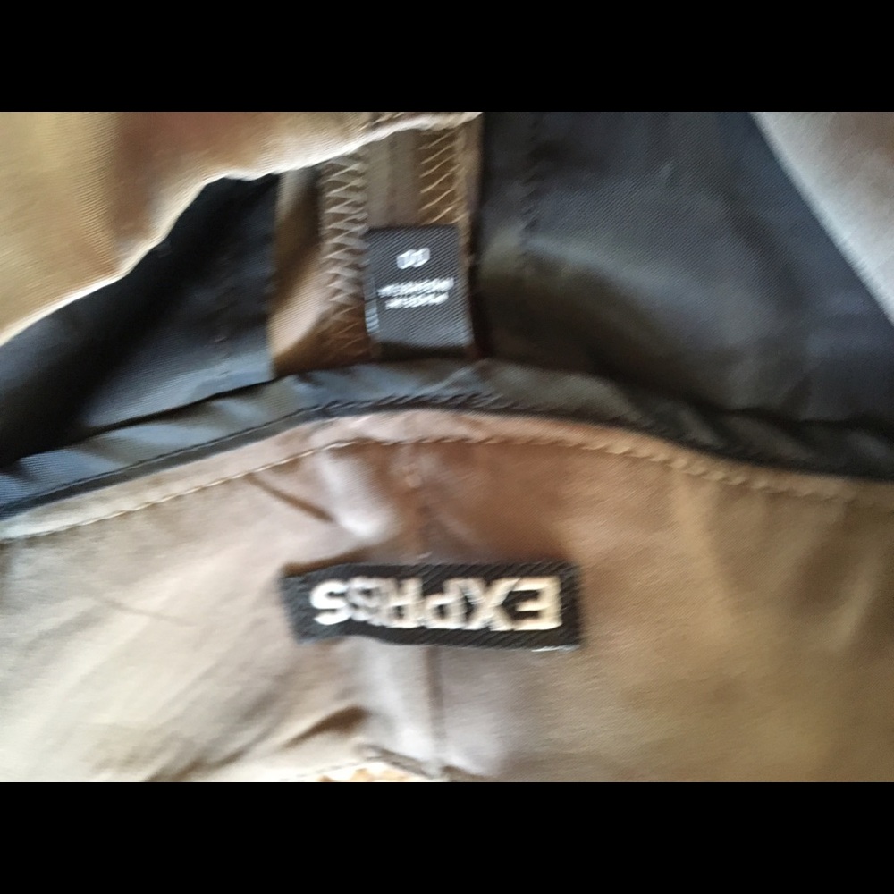 Express brown dress shorts