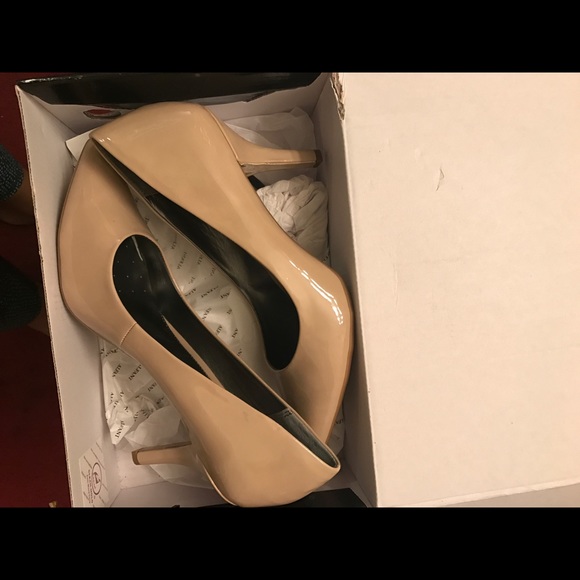 Alfani Shoes - Alfani jaceenude khaki pumps step n flex pumps