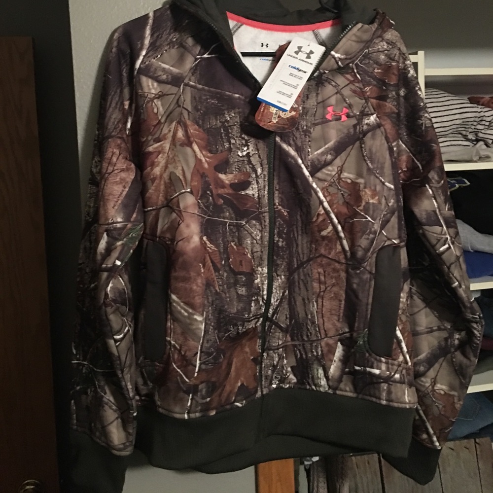 underarmour full zip up sweatshirt