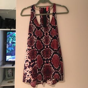 Eight Sixty snake print sleeveless top