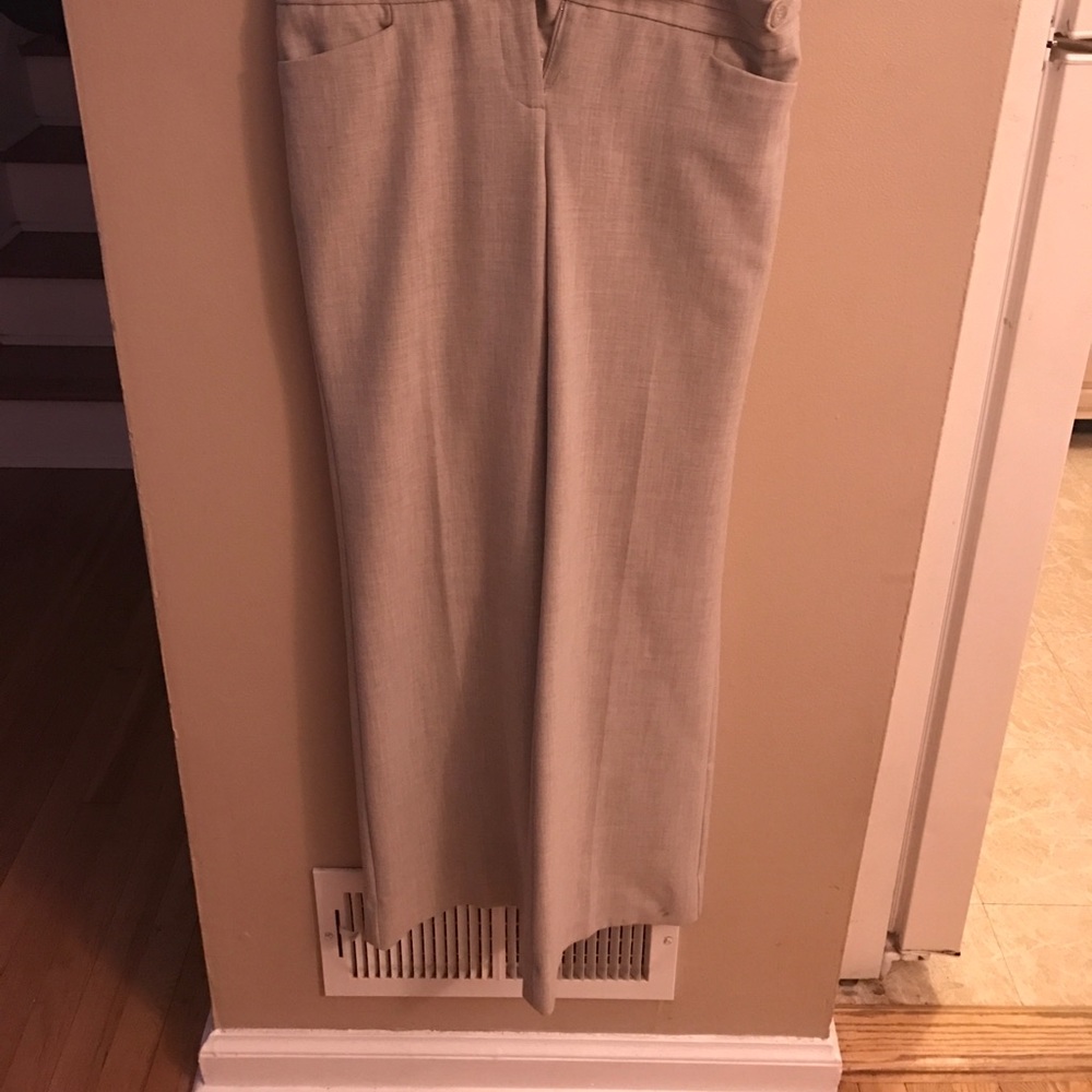 Tan express work pants.