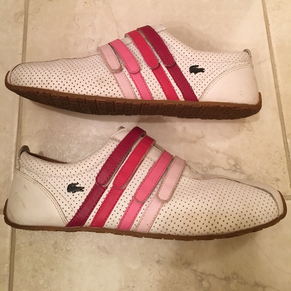Lacoste perforated sneakers