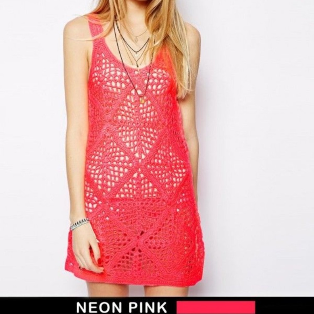 ASOS Swim crochet coverup